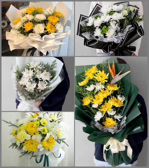 辽宁葫芦岛建昌县黑山科乡白事花束代送